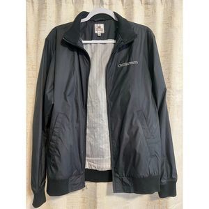 Gulfstream Peter Millar Full Zip Windbreaker Black Size Small Unisex